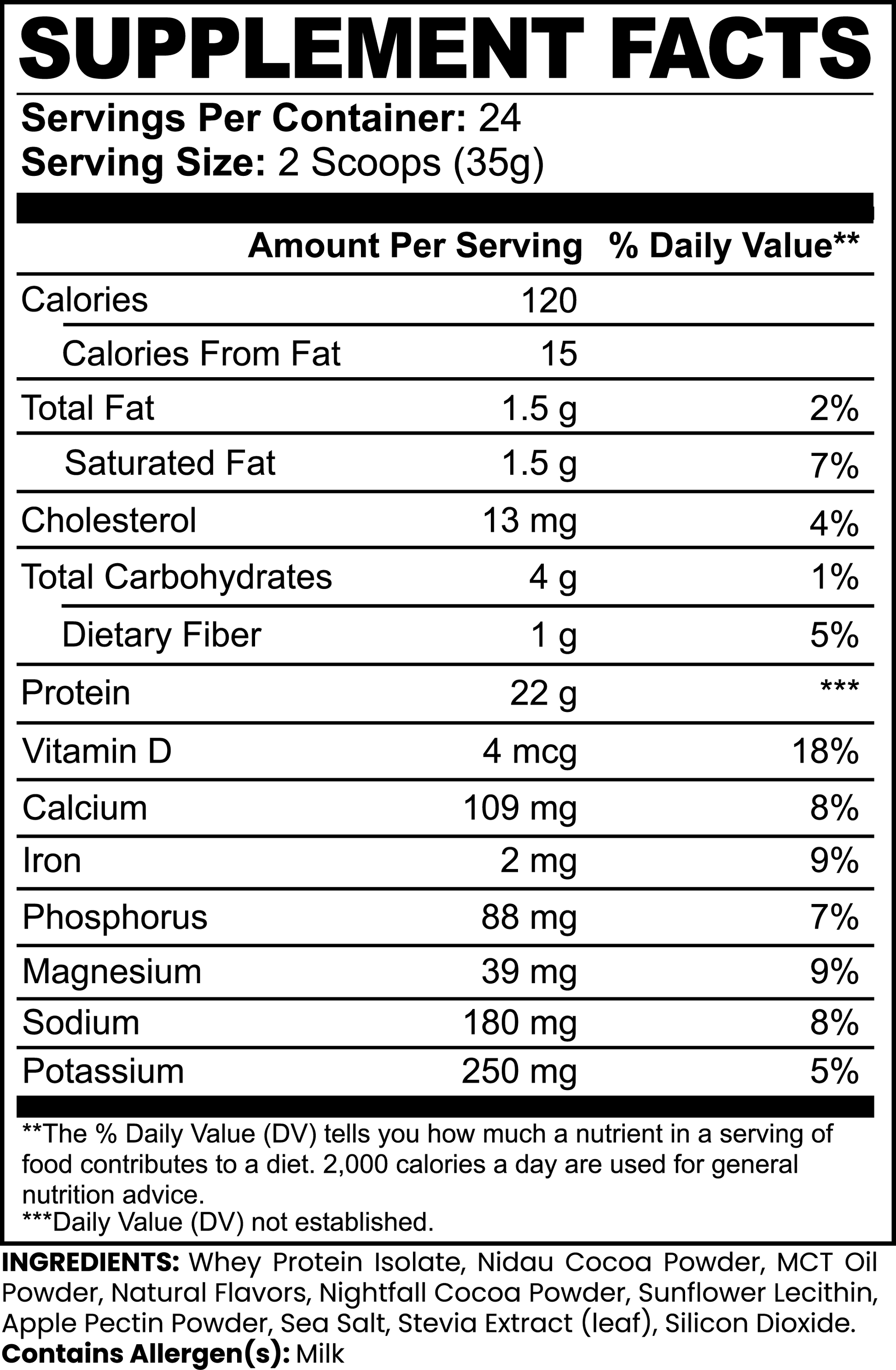 GodFit Advanced 100% Whey Protein Isolate (Chocolate)